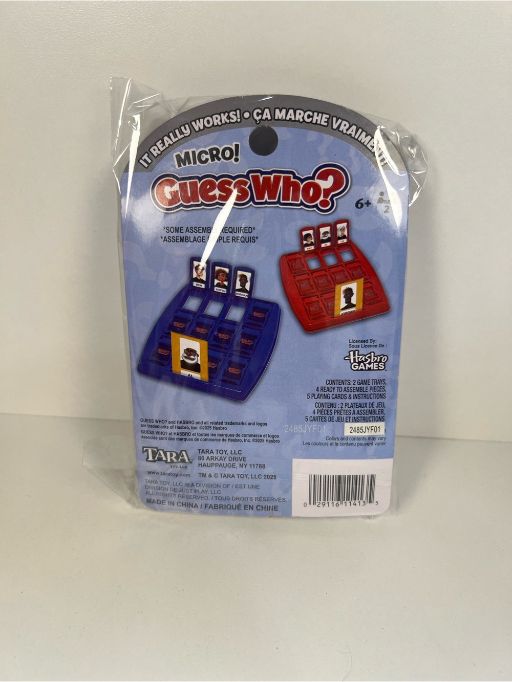 Hasbro Micro Guess Who? Travel Mini Game NIP New Sealed Kids Family Game - Picture 2 of 2